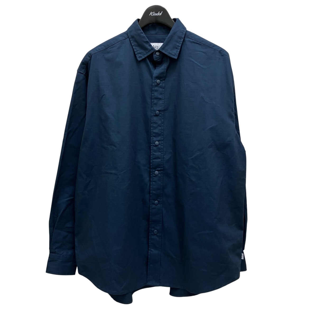 【中古】 Acy　 NEW BASIC SNAP SHIRTS ニューベーシックスナップシャツ ネイビー サイズ：03 【120925】（エイシー）