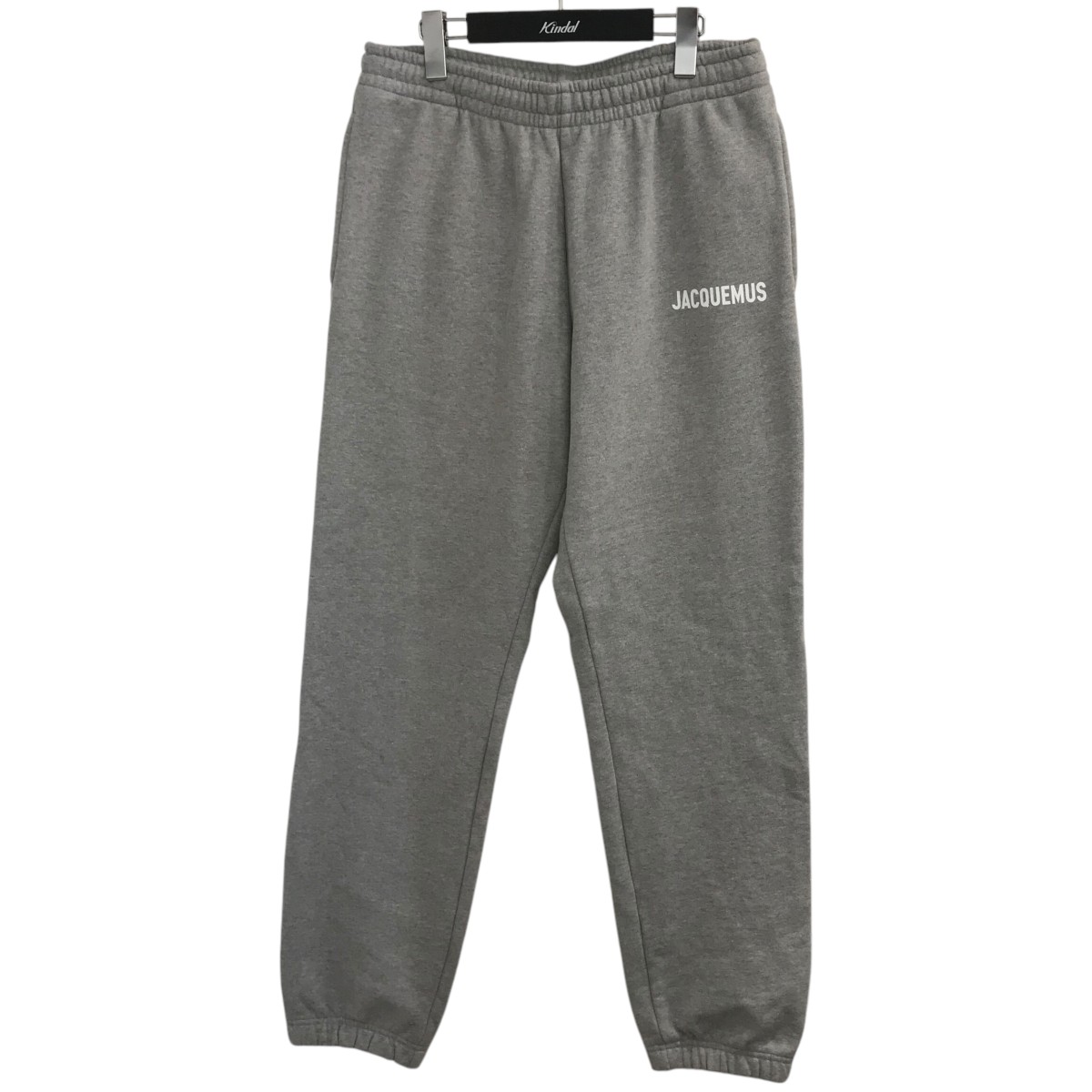 【中古】 JACQUEMUS ロゴスウェットパンツ グレー サイズ：S 【価格見直し】