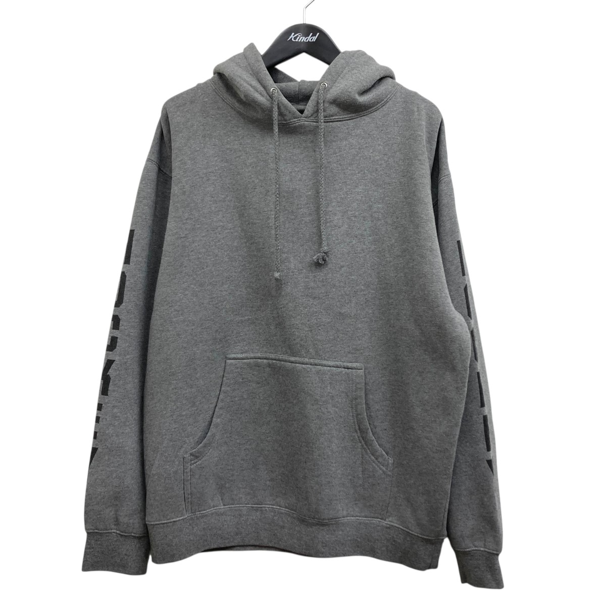 【中古】 HOCKEY バックプリントパーカー グレー サイズ：M 【価格見直し】