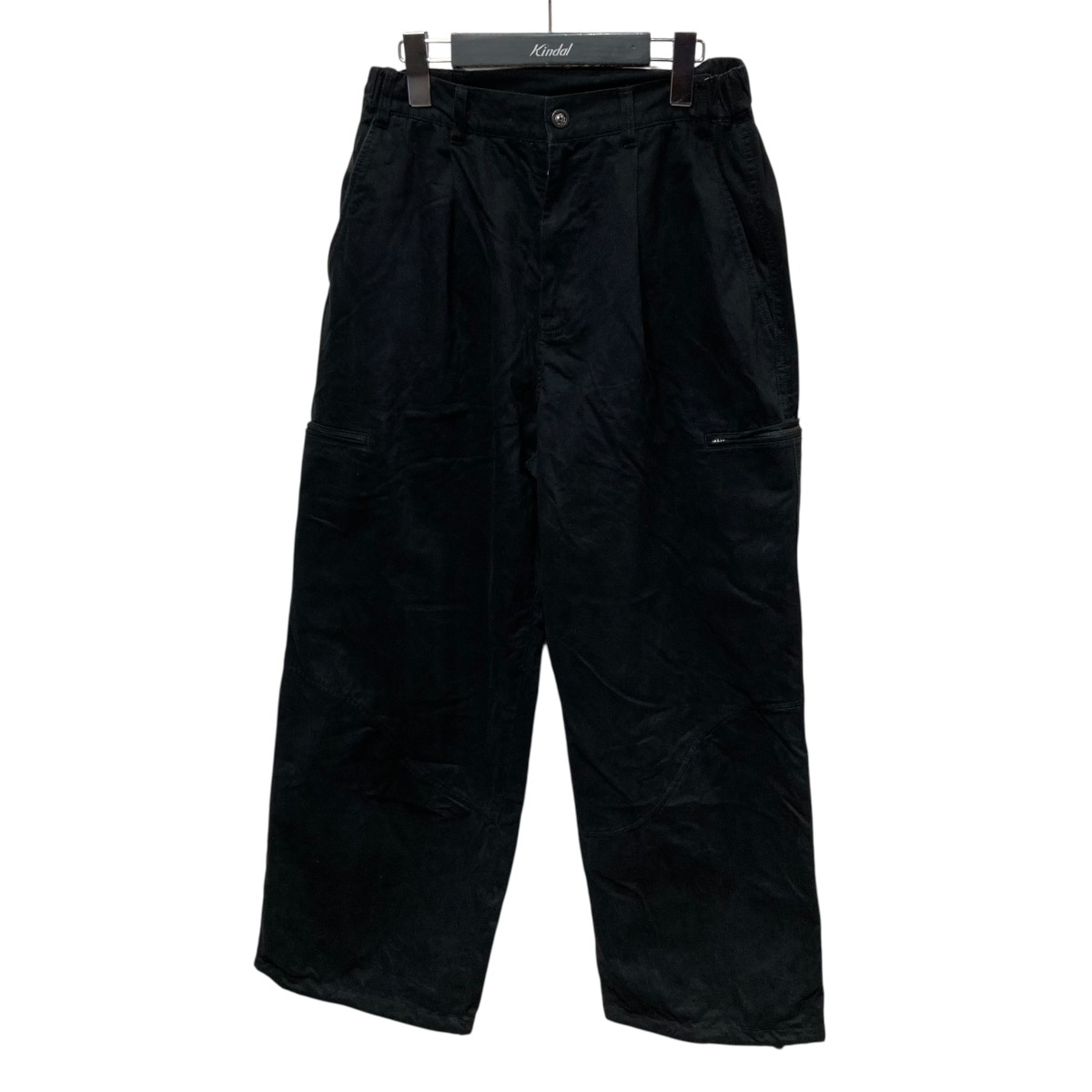 【中古】 rajabrooke 25SS ワイドチノパン BASIK CHINO PANTS WIDE ブラック サイズ：M 【価格見直し】