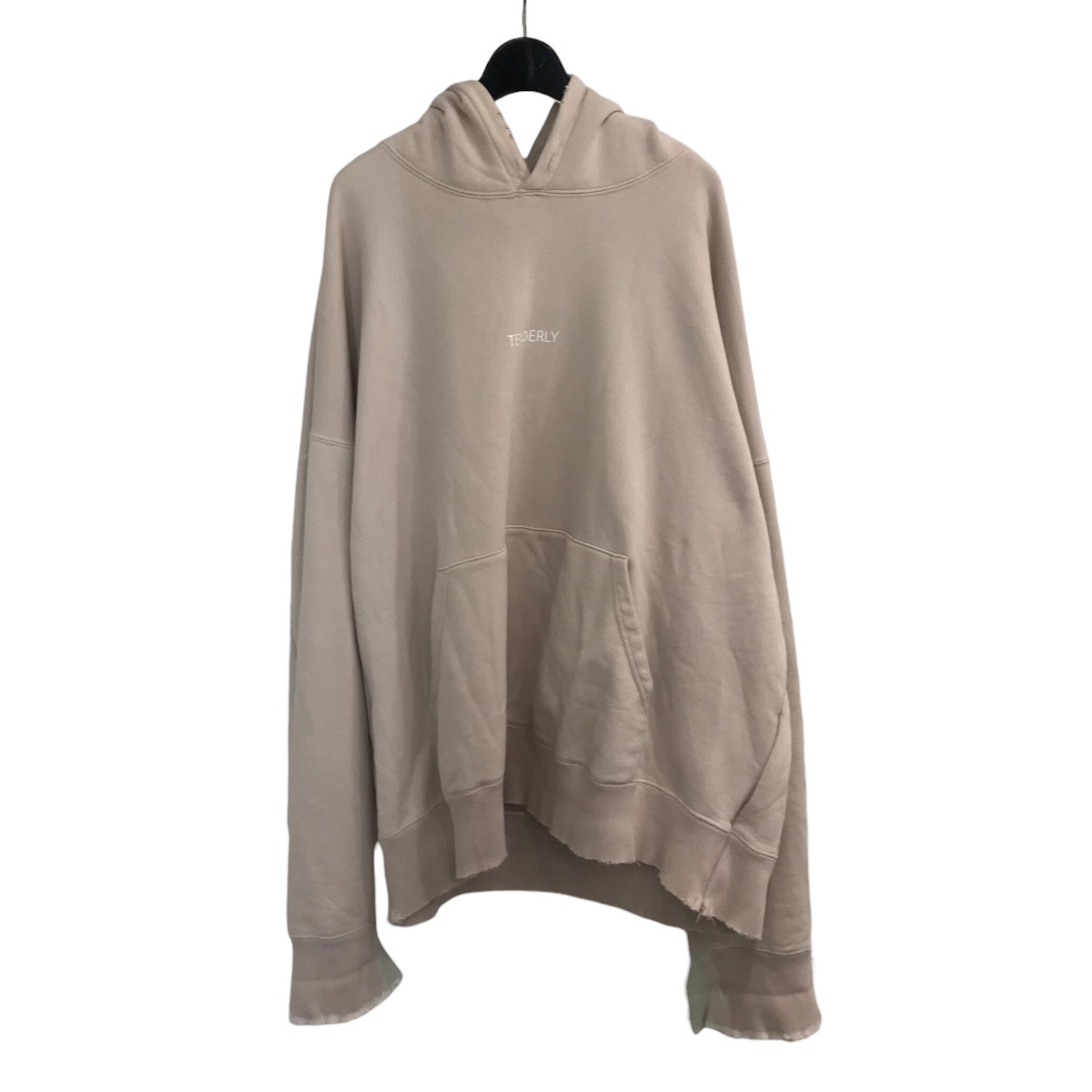 【中古】stein「OVERSIZED REBUILD SWEAT HOODED」 リビルドプルオーバーパーカー ST．109 ベージュ サイズ：L【価格見直し】｜ブランド古着のカインドオル