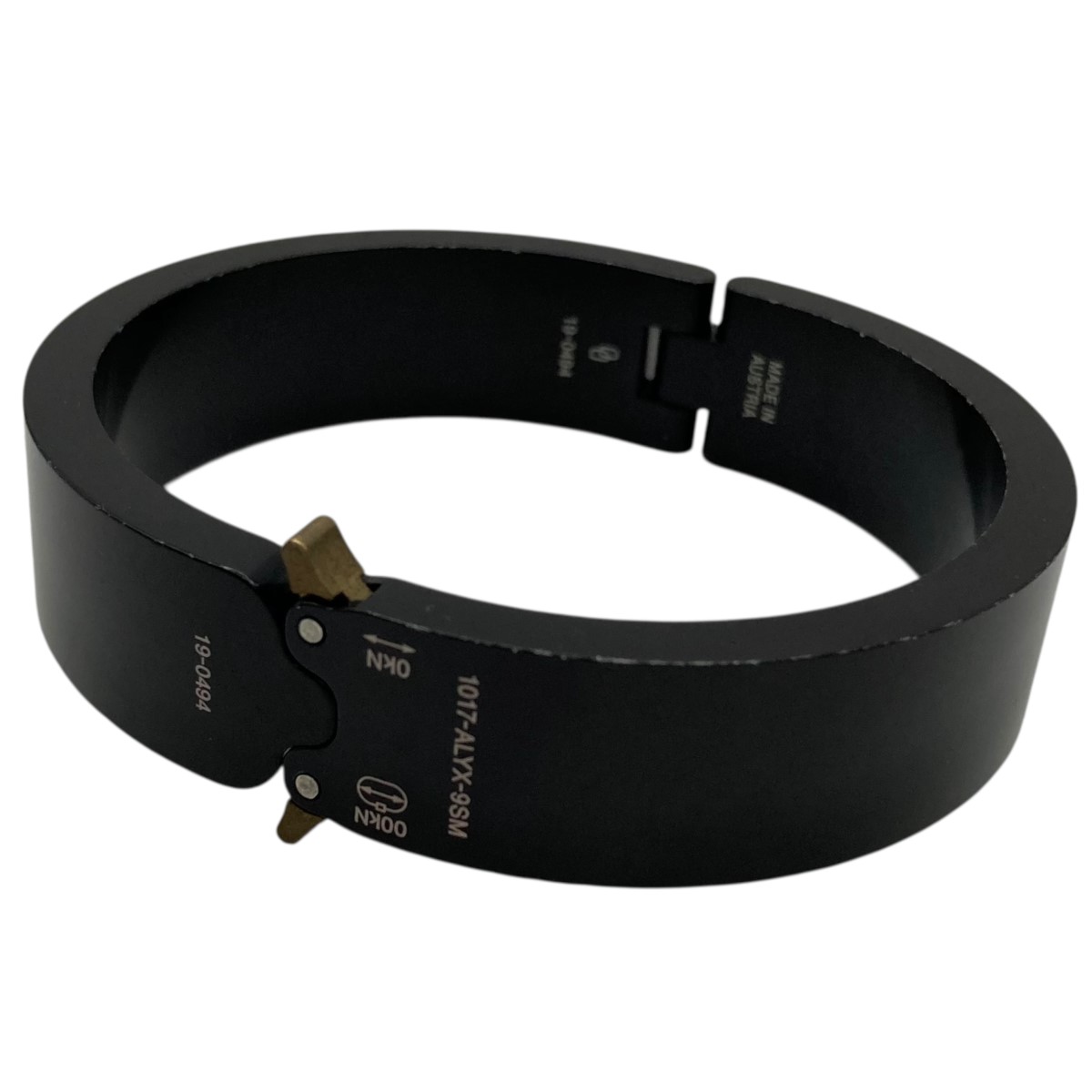 【美品】アリクス 1017-ALYX-9SM /バックル/ブレスレット 楽天市場】アリクス ビッグ バックル ブレスレット メタル レッド