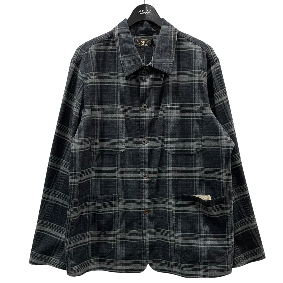 RRL ダブルアールエル　チェック柄　シャツジャケット S ウール 楽天市場】RRL ダブルアールエル ジャケット サイズ:S 22AW