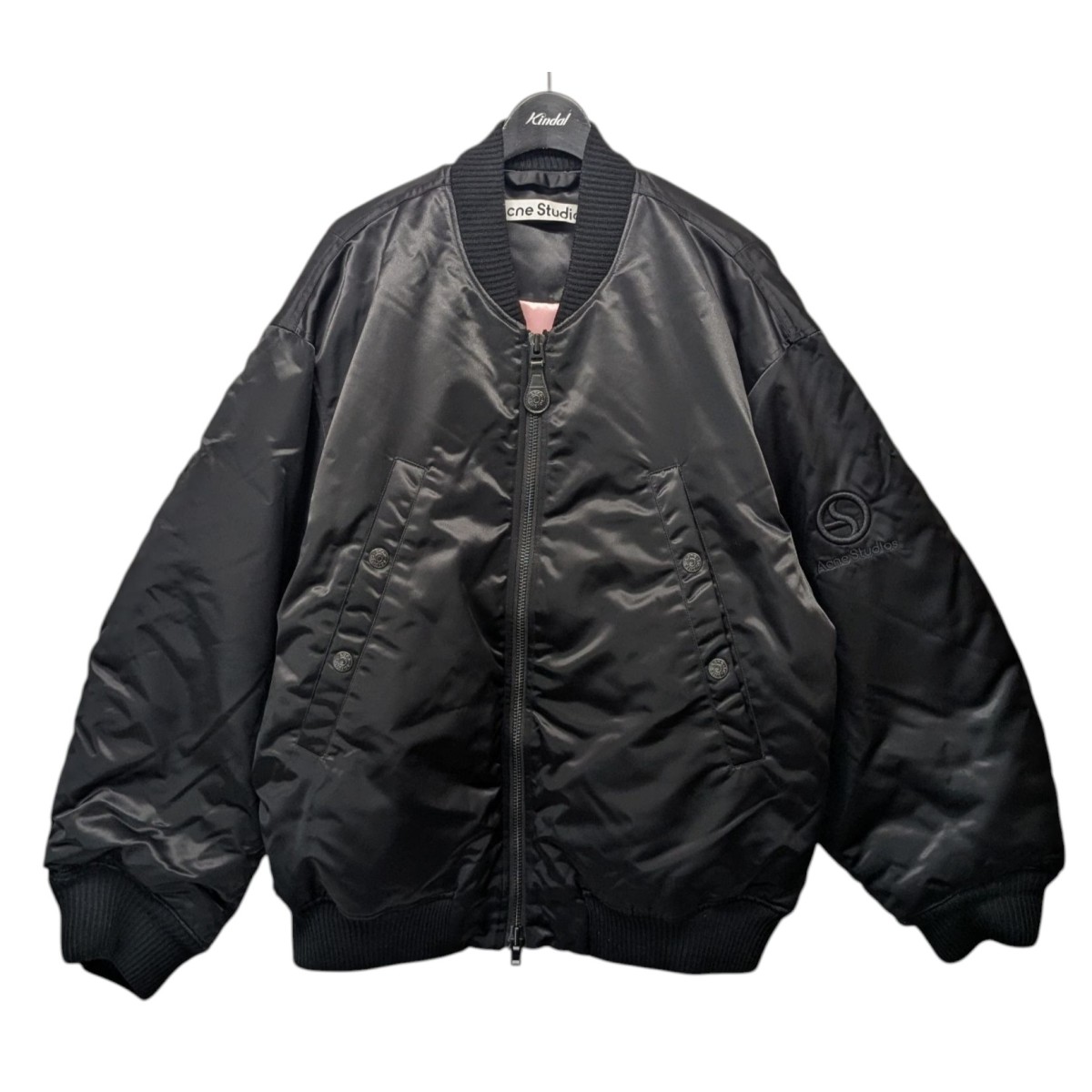 新品 AcneStudios ブラック ナイロンジャケット Acne Studios - Nylon Jacket - Black