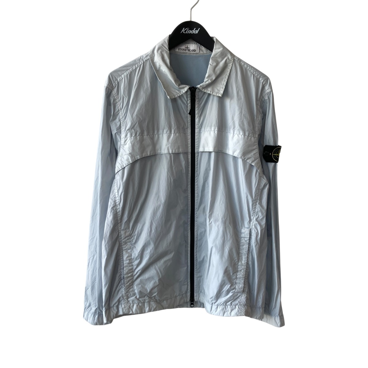 Stone 　シルバー ナイロンメタルジャンパー 楽天市場】【中古】STONE ISLAND「Pure Metal Shell Jacket」ピュア