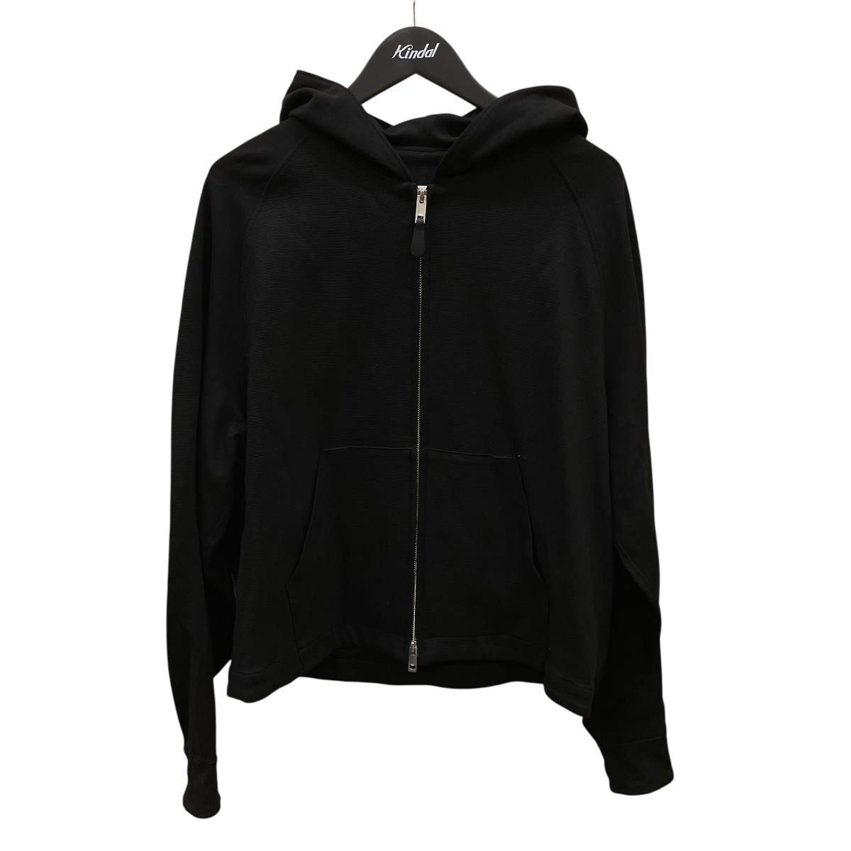 【中古】 THE RERACS ジップアップフーデッドジャケット 24SS RECS 438 J ブラック サイズ：46 【価格見直し】