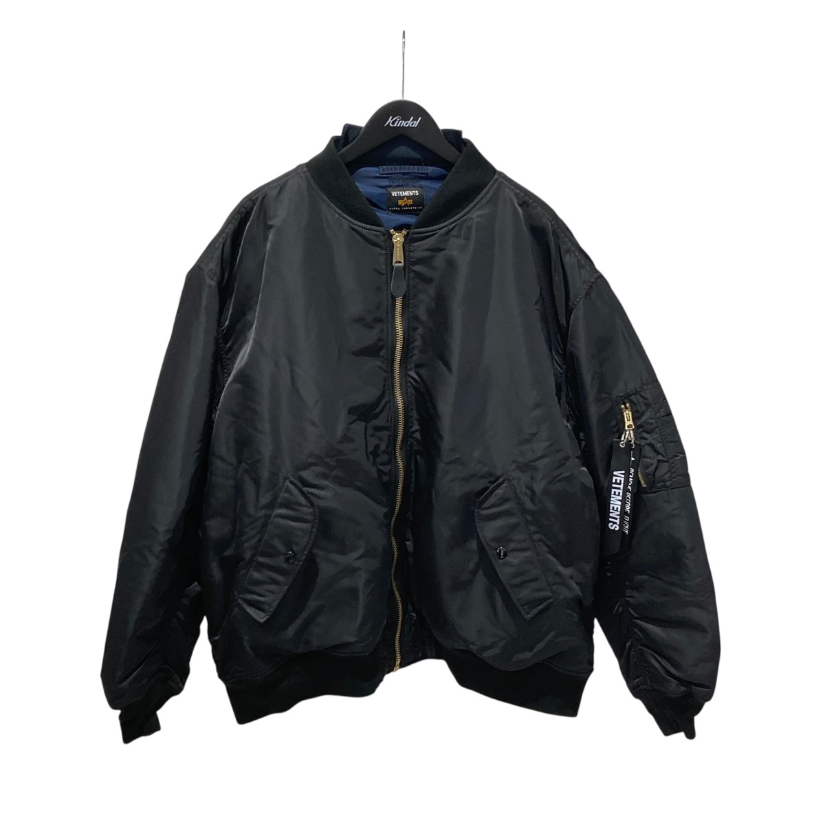 ジャケット・アウター vetements 18ss ma-1 楽天市場】VETEMENTS 18ss ALPHA BOMBER MA-1 JACKET MSS18JA44
