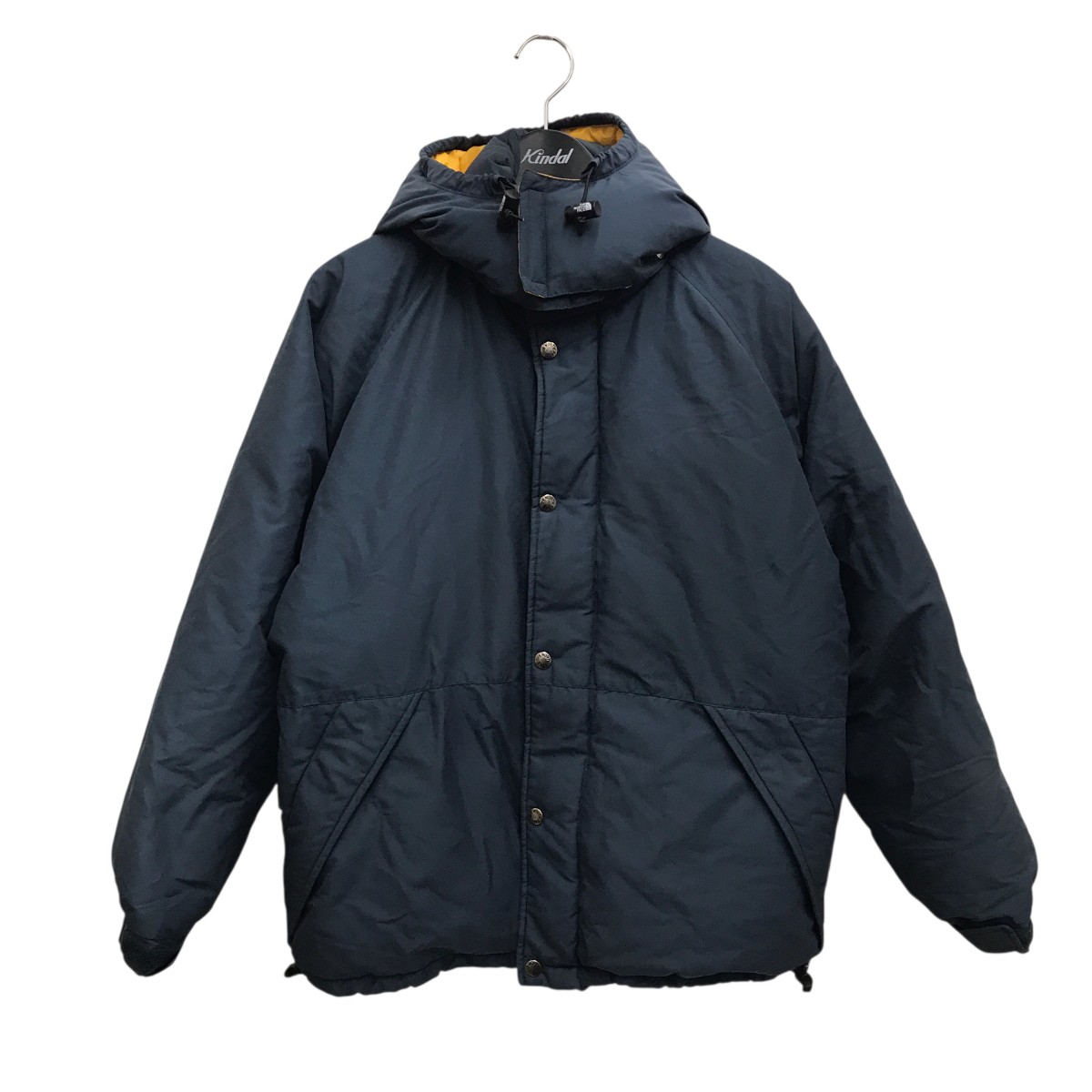 80s THE NORTH FACE 茶タグ ダウンジャケット完備品 ネイビー 中古・古着通販】THE NORTH FACE (ザ ノース フェイス) 茶タグ ダウン