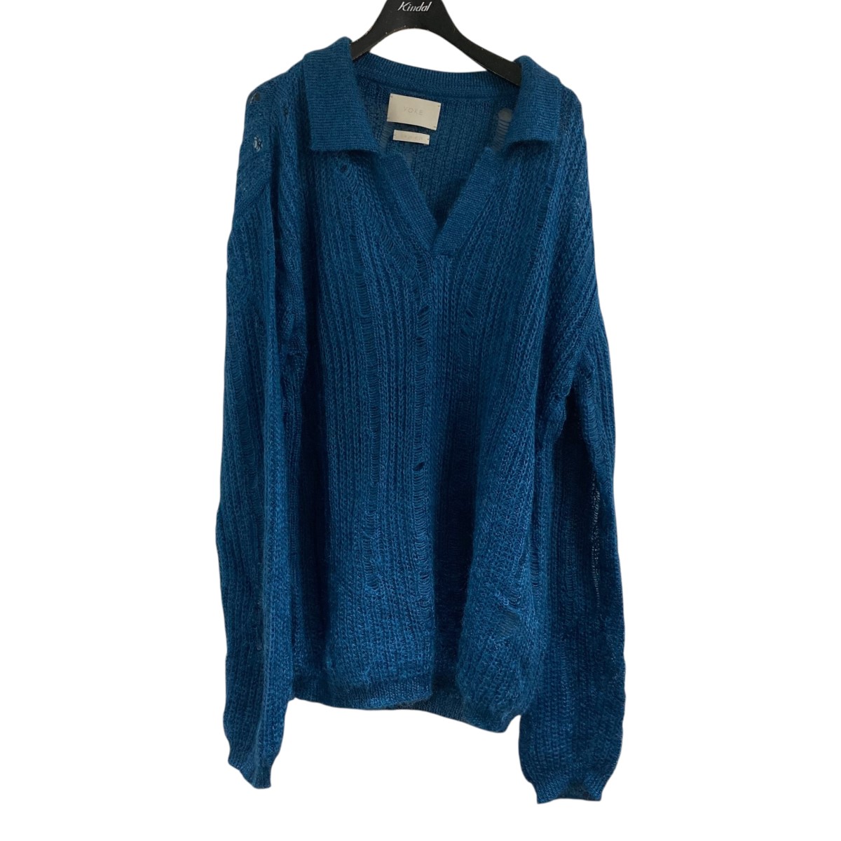 楽天市場】【中古】YOKE24SS PATCHWORK RIB SWEATER KNIT パッチワーク