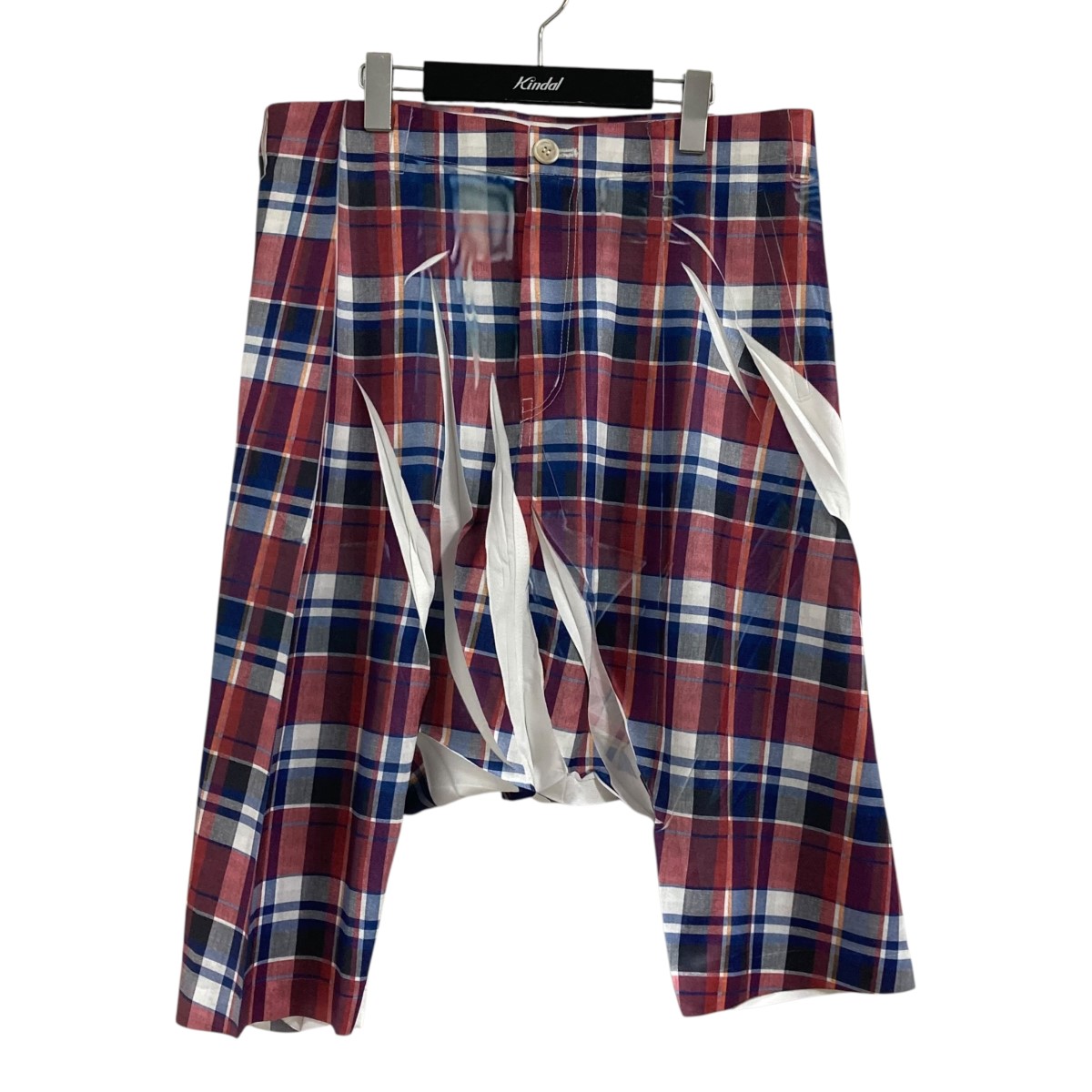 【中古】COMME des GARCONS SHIRT　25SS タータンチェックプリントパンツ FO-P502 マルチカラー サイズ：M 【210326】（コムデギャルソンシャツ）｜ブランド古着のカインドオル 22,651円