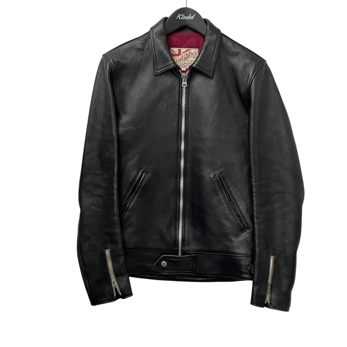 【限定品】AddictClothes ブラックディアスキンスエードジャケット 限定品】AddictClothes ブラックディアスキンスエードジャケット