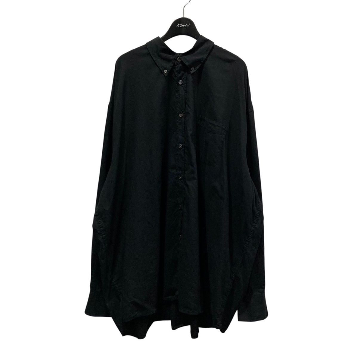 【中古】 OUR LEGACY BORROWED BD SHIRT ボタンダウンシャツ MR192BB ブラック サイズ：50 【価格見直し】