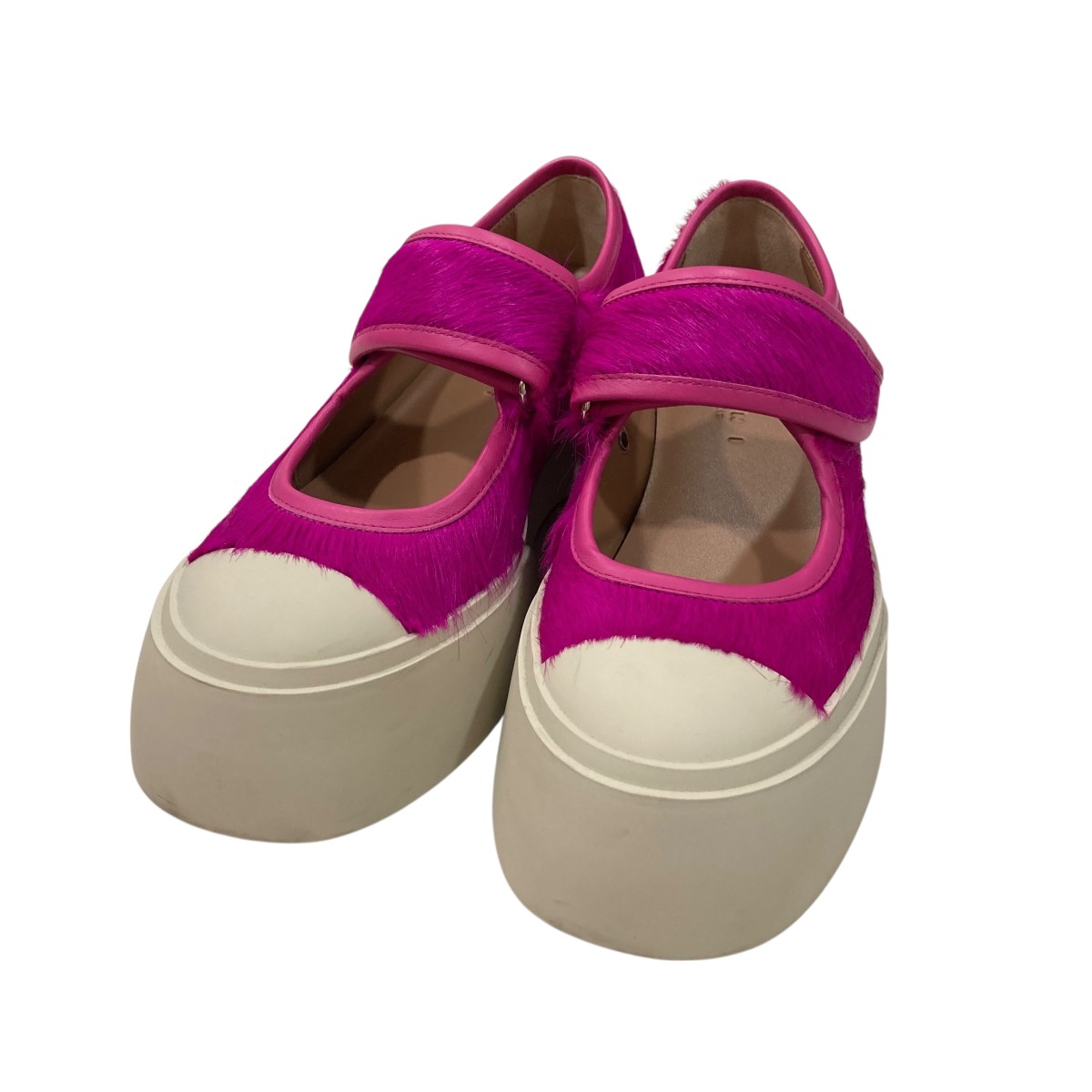 【中古】 MARNI メリージェーンスニーカー SNZW003120 パープル サイズ：38 【価格見直し】