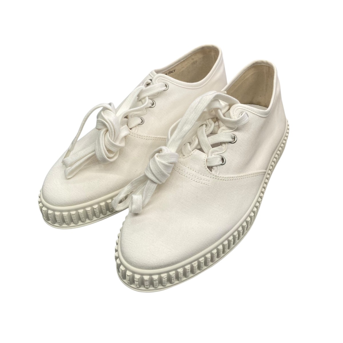【中古】 Maison Margiela ローカットスニーカー S58WS0208 ホワイト サイズ：40 【価格見直し】