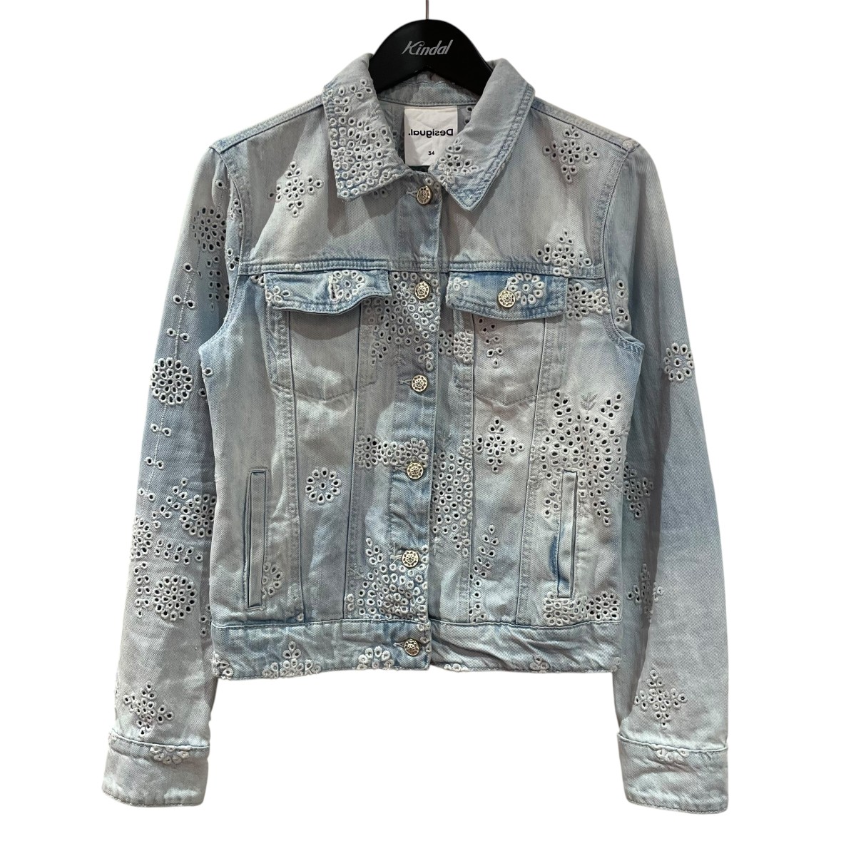 【中古】 Desigual デニムジャケット 21SWED15 ブルー サイズ：34 【価格見直し】 6,906円