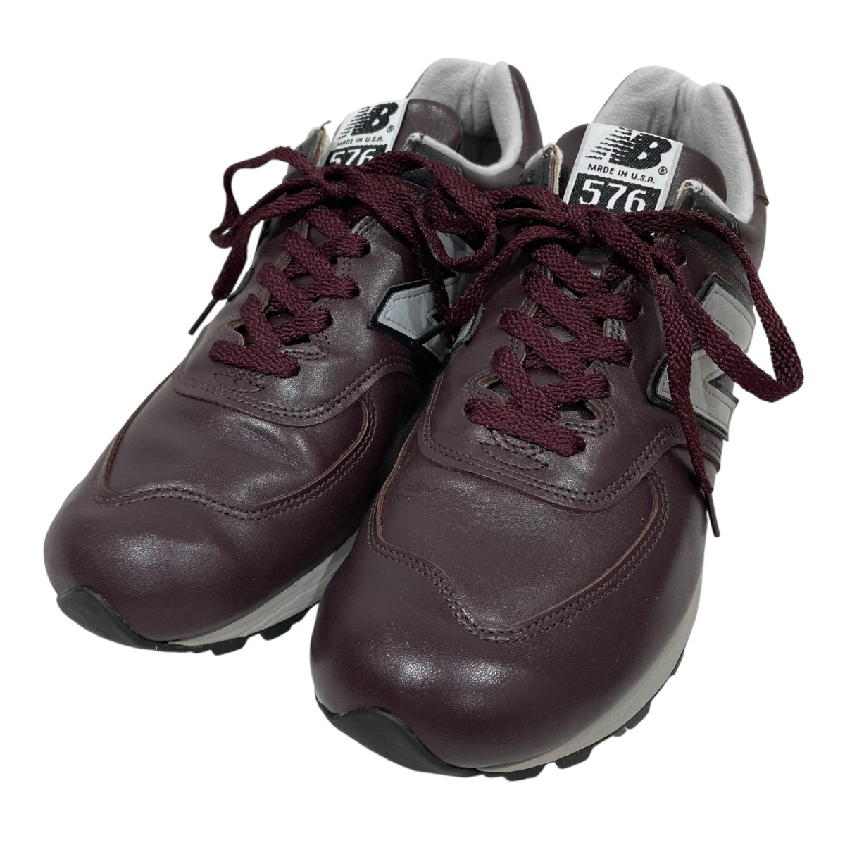 【中古】 NEW BALANCE スニーカー M576CD MADE IN USA ボルドー サイズ：28.5cm 【価格見直し】