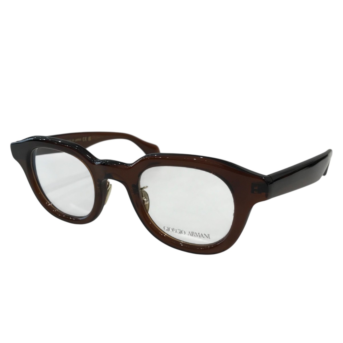 【中古】GIORGIO ARMANI眼鏡 AR7253 ブラウン サイズ：47口25-145【価格見直し】｜ブランド古着のカインドオル