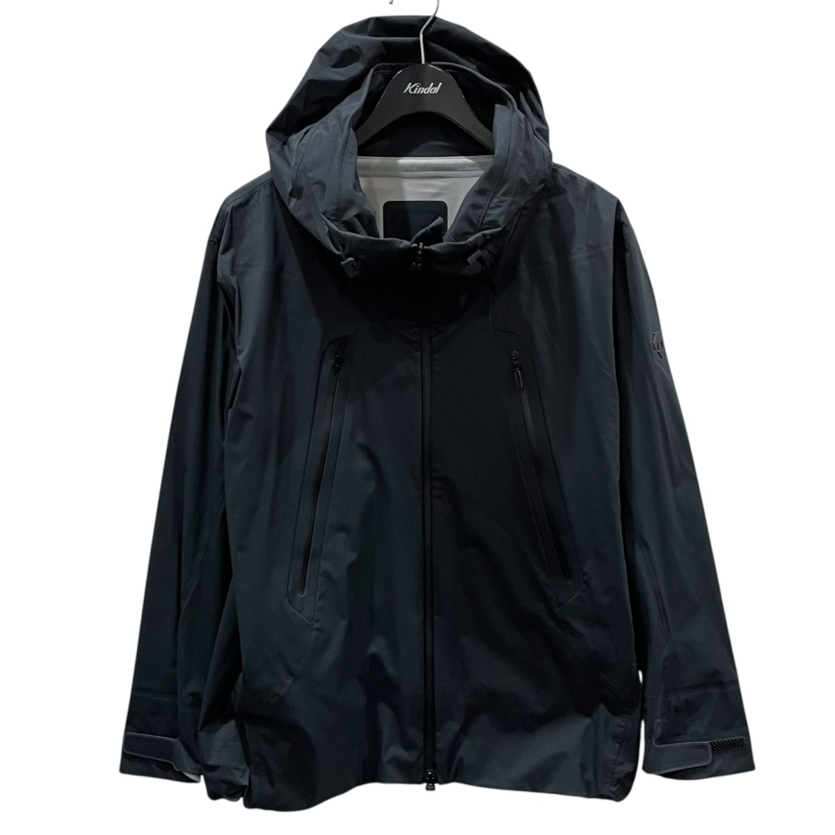 DESCENTE　オルテライン　パラフードジャケット　ネイビー　Lサイズ DESCENTE ALLTERRAIN HARD SHELL JACKET CREAS デサントオルテライン
