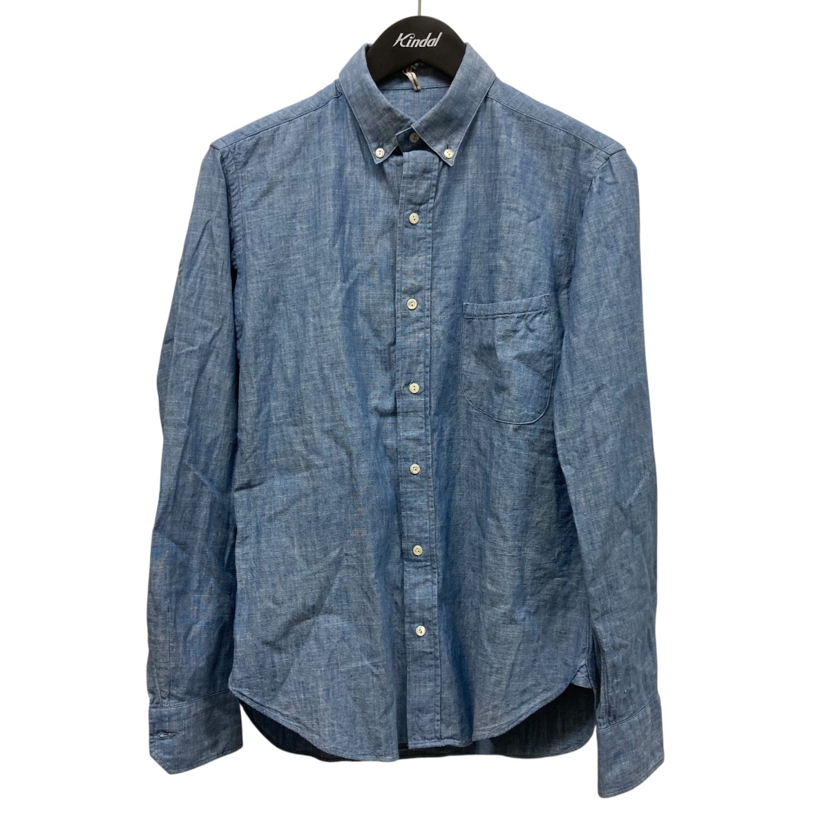 【中古】 M’S BRAQUE シャンブレーシャツ 118302 ライトインディゴ サイズ：36 【価格見直し】