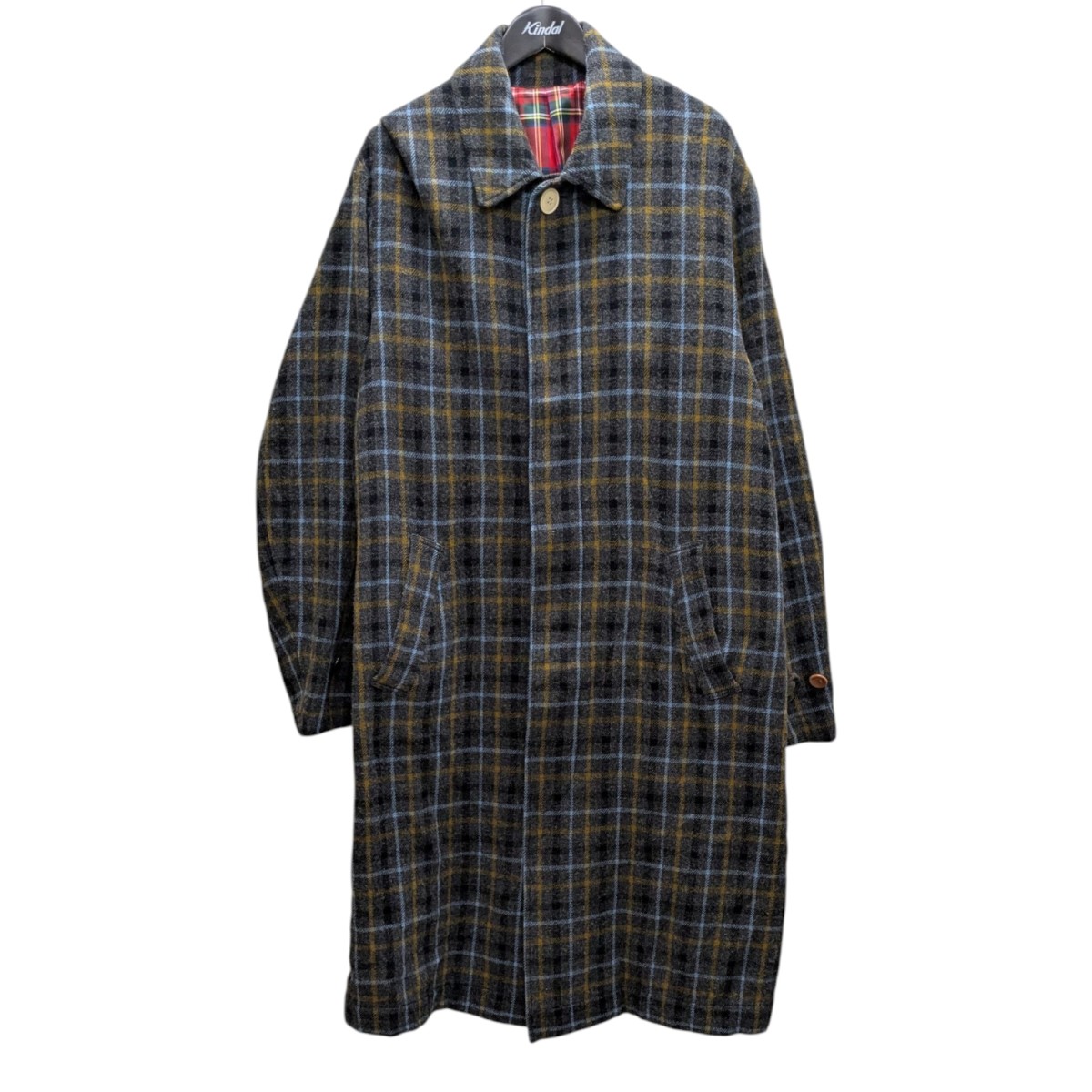 中古】undercover チェックコート affa Elliot サイズ3 中古