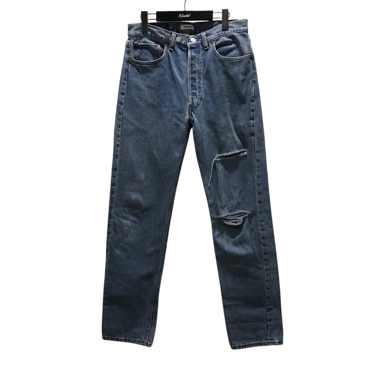 【中古】 BASICKS×LEVI’S 【Heart Pocket Denim】 デニムパンツ Sl．5-0602LV インディゴ サイズ：S 【価格見直し】