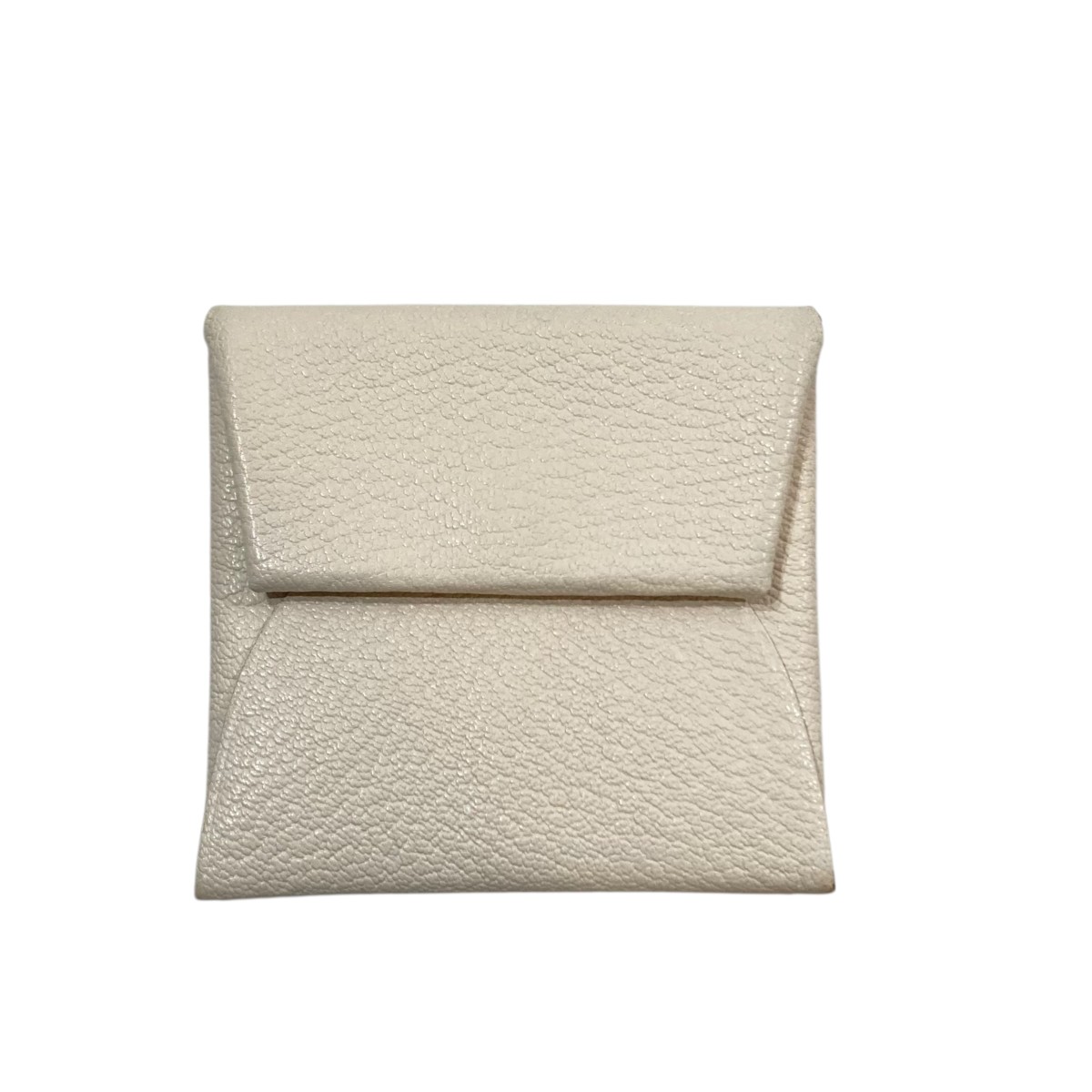 【中古】 HERMES　 Ｚ刻印 小銭入れ ホワイト 【210925】（エルメス）