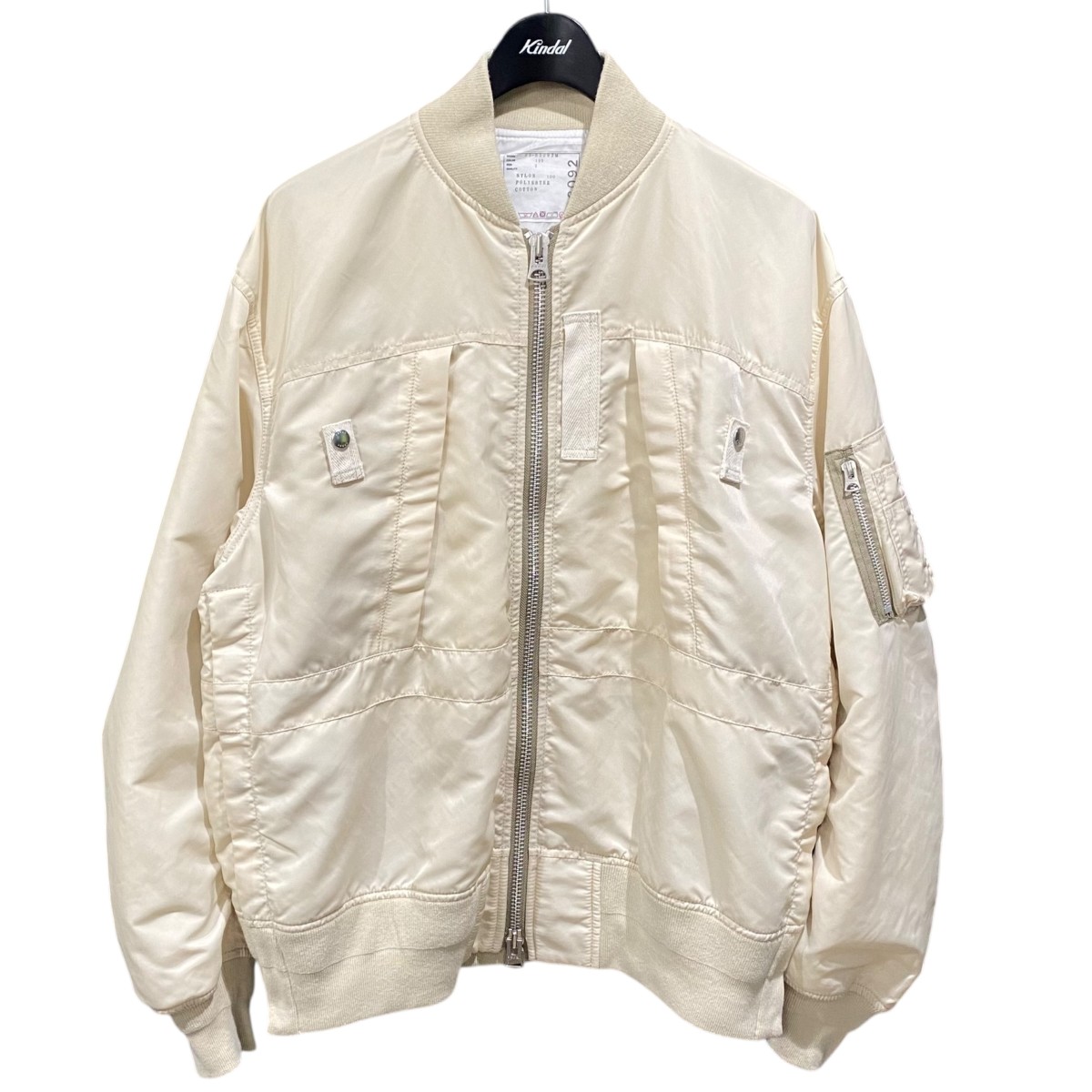 楽天市場】【中古】sacai 22AW Nylon Twill Mix Wool Knit