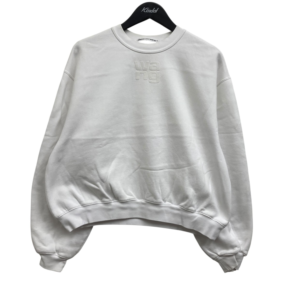【中古】\u003cBR\u003eT by ALEXANDER WANG\u003cBR\u003eクルーネックスウェット 白いこと 大いさ：S\u003cBR\u003e【必要経費思いかえす】 トップス-レディースファッション-スウェット・トレーナー