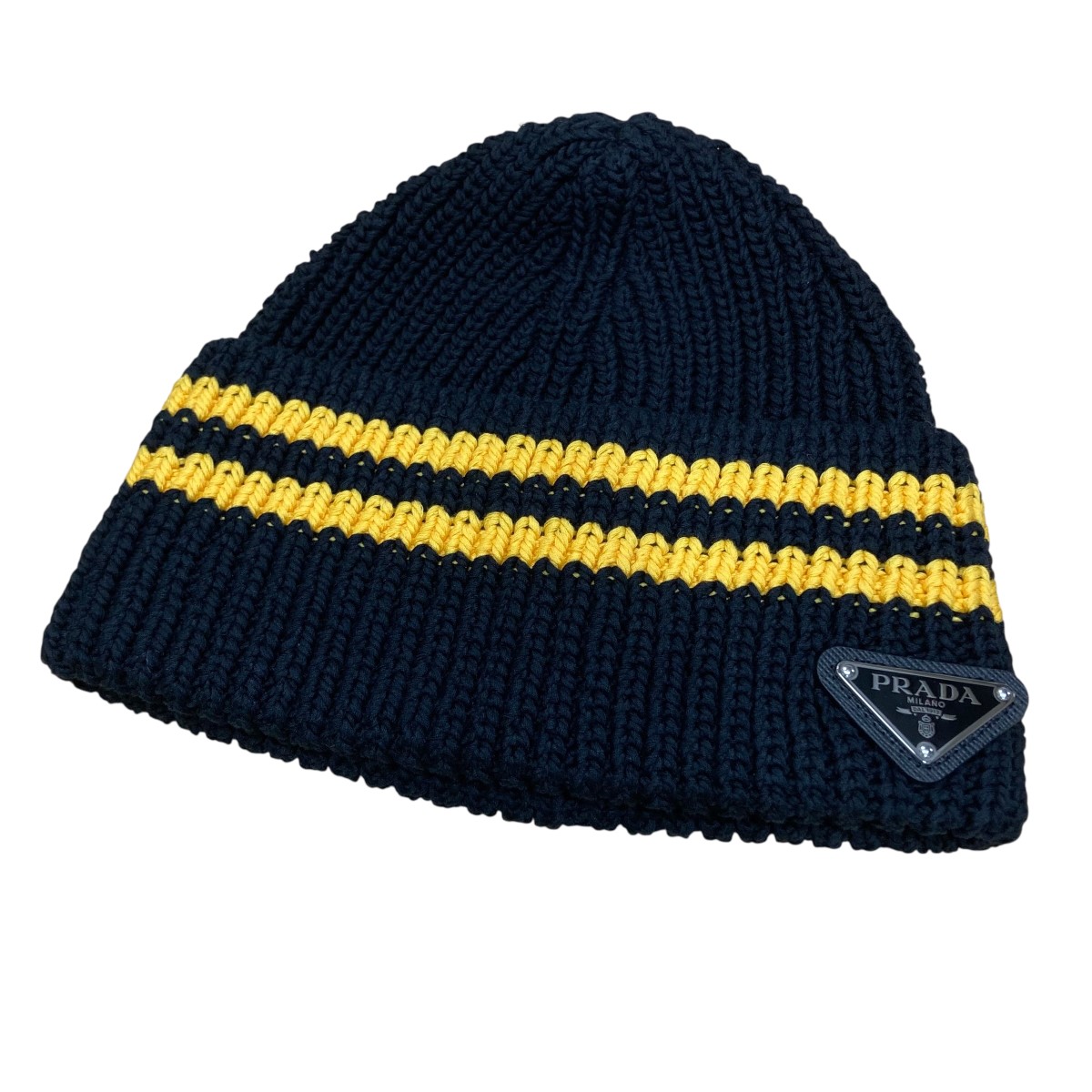 楽天市場】PRADA プラダ ニット帽 ニットキャップ ボンボン