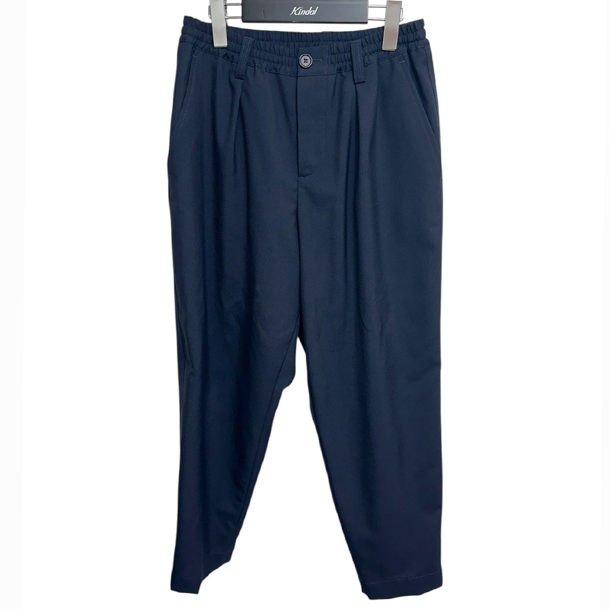 【中古】 MARNI　 24AW トロピカルウールトラウザー スラックス PUMU0017UD ネイビー サイズ：44 【220925】（マルニ）
