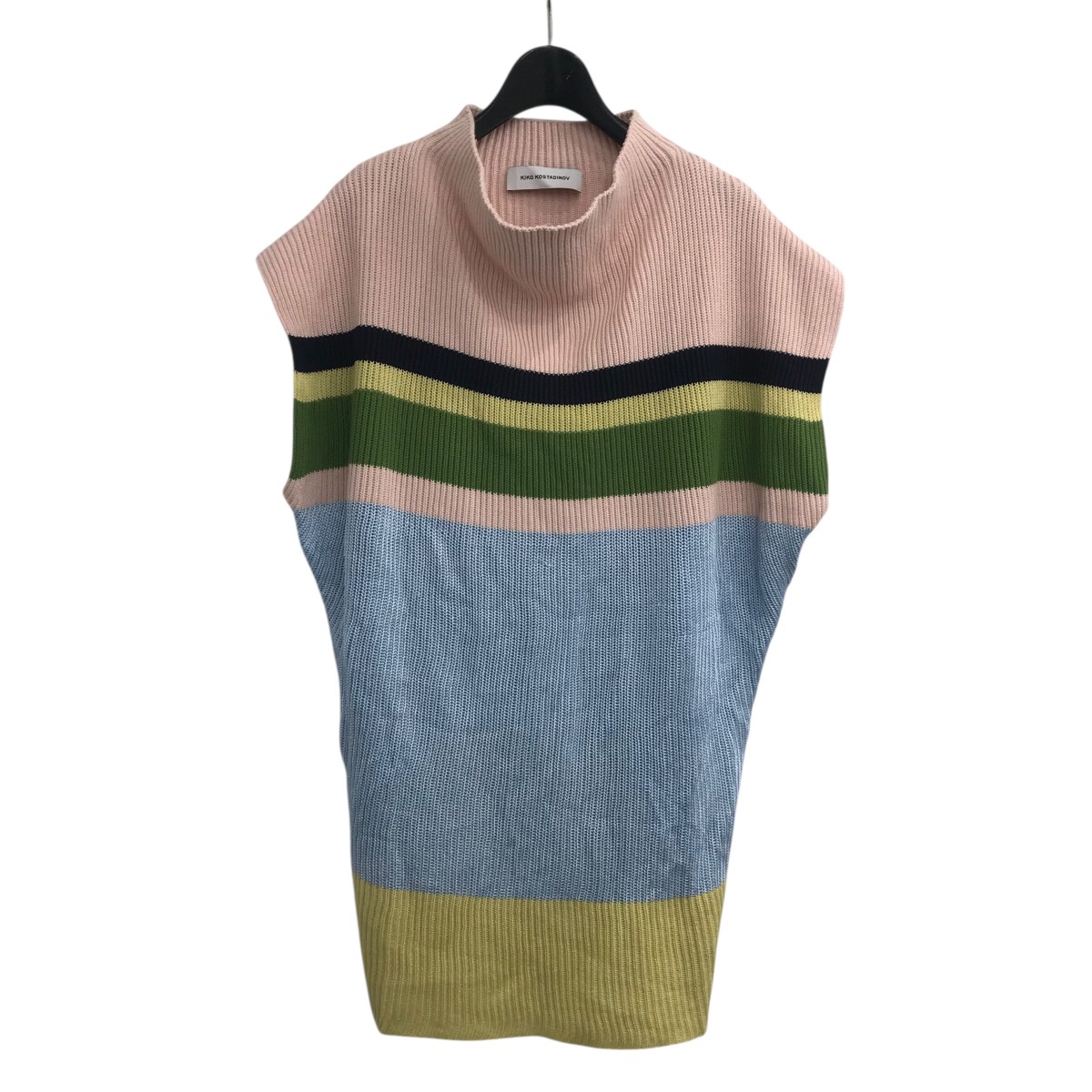 【中古】Kiko Kostadinovハイネックノースリーブニット マルチカラー サイズ：46【価格見直し】｜ブランド古着のカインドオル