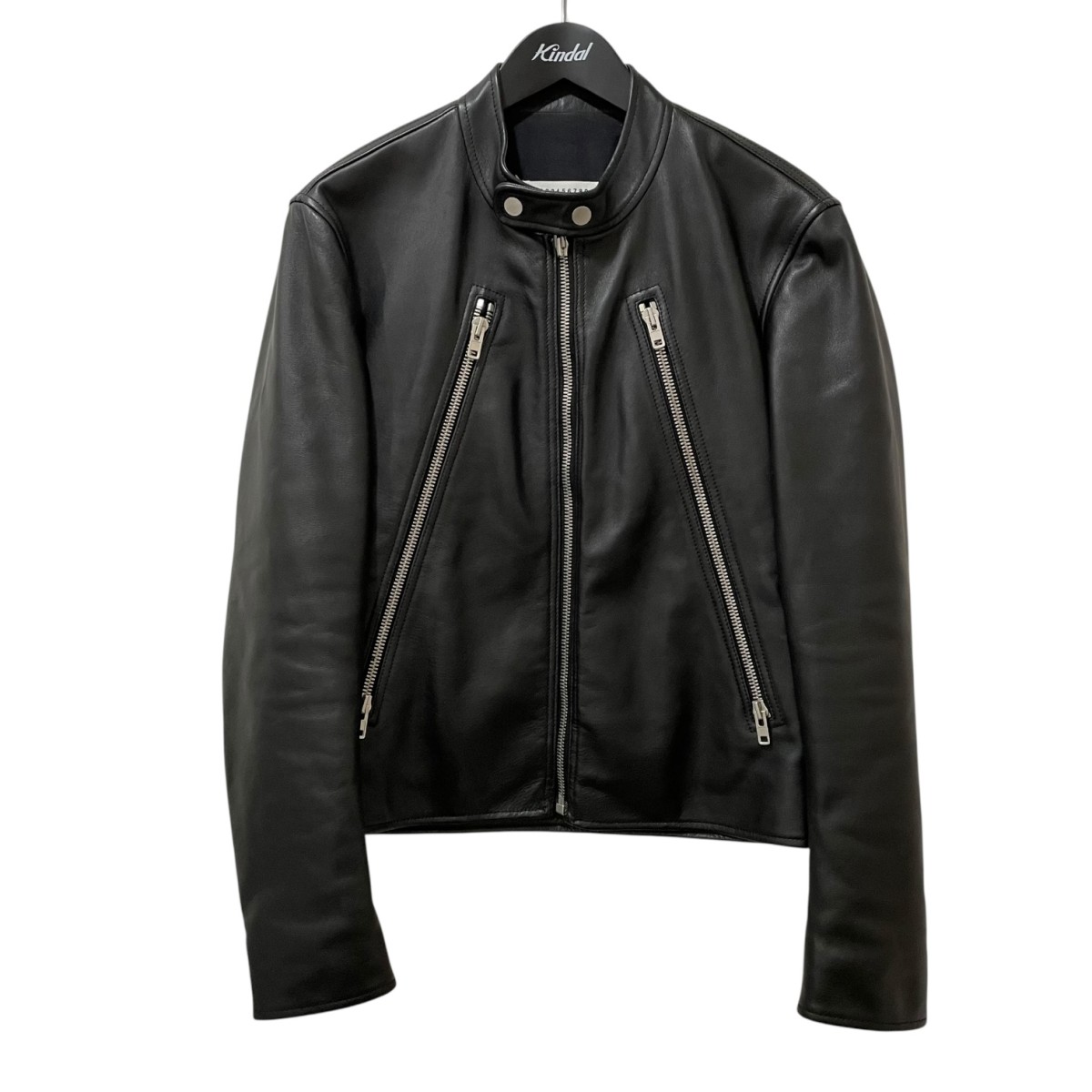 メゾンマルジェラ　シングルライダースジャケット 楽天市場】Maison Margiela メゾンマルジェラ 5ZIP ラムレザー