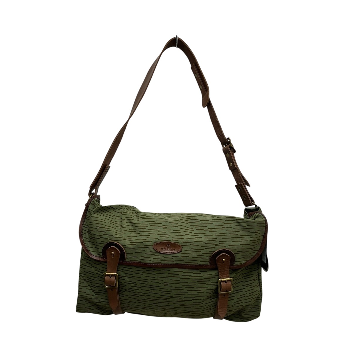 【中古】 VASCO　 Rain camo×BRN leather メッセンジャーバッグ AUD5057 オリーブ 【250925】（ヴァスコ）