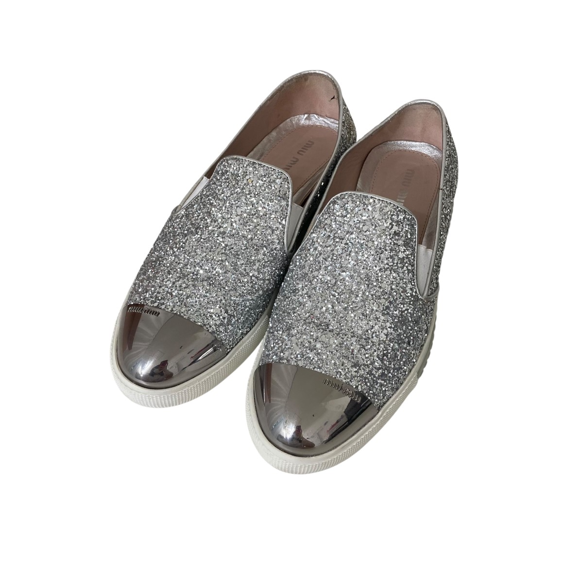 ミュウミュウ　スリッポン　22.5㎝ 22.5cm MiuMiu(ミュウミュウ) スリッポン(レディース) - 海外