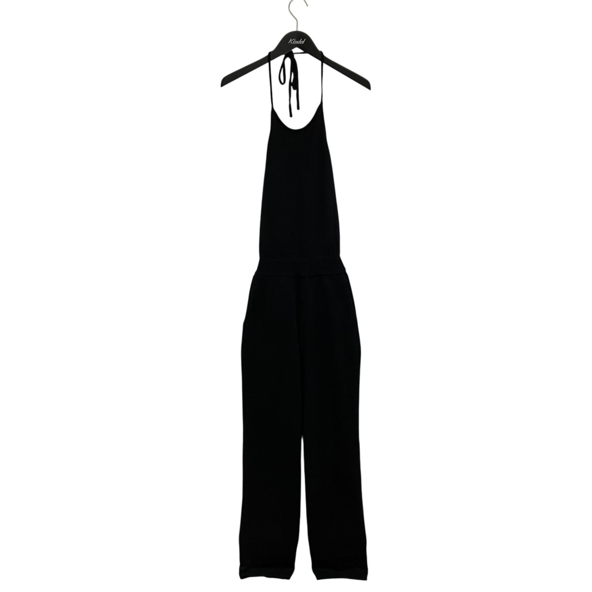 【中古】 CLANE ホルターネックニットオールインワン 16112-5252 ブラック サイズ：1 【価格見直し】
