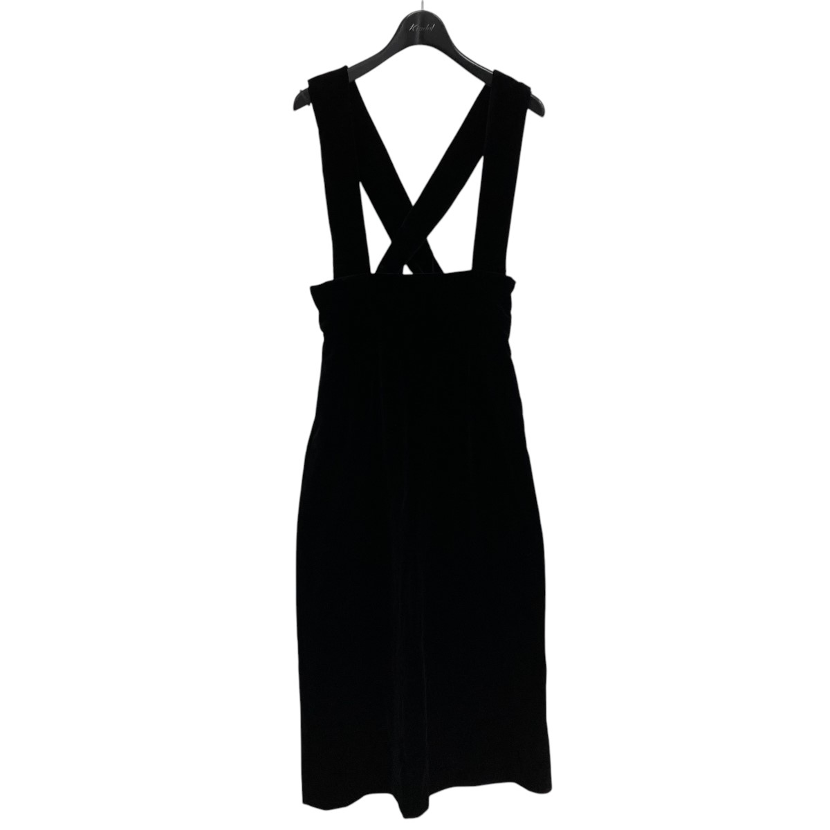 【中古】\u003cBR\u003eHidden Gems\u003cBR\u003e24AW Velvet Jumper Dress 天鵞絨 御召しもの 黒いこと 大きさ：XS\u003cBR\u003e【必要経費思いかえす】