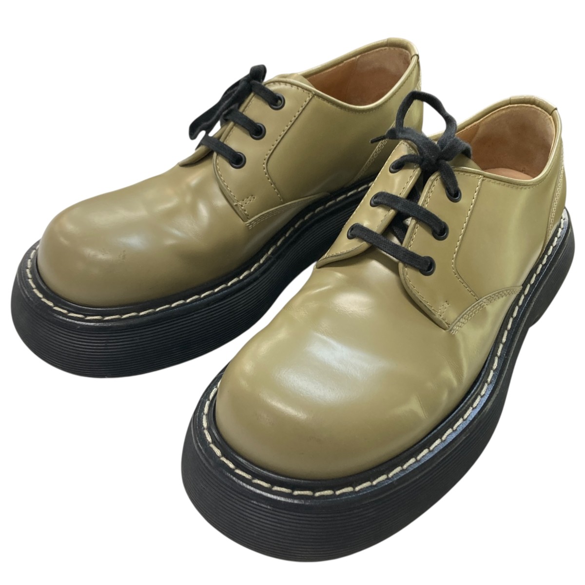 楽天市場】BOTTEGA VENETA ボッテガヴェネタ レザーフラット