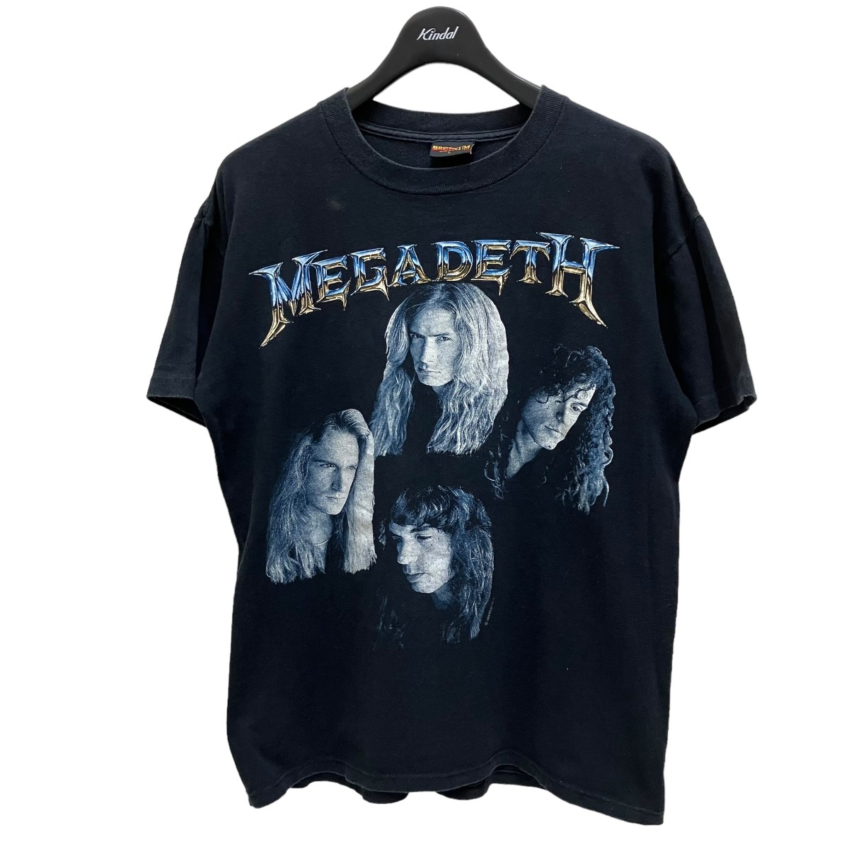 【中古】 BROCKUM 90S MEGADEATH countdown to extinction　半袖Tシャツ　破滅へのカウントダウン ブラック サイズ：L 【価格見直し】