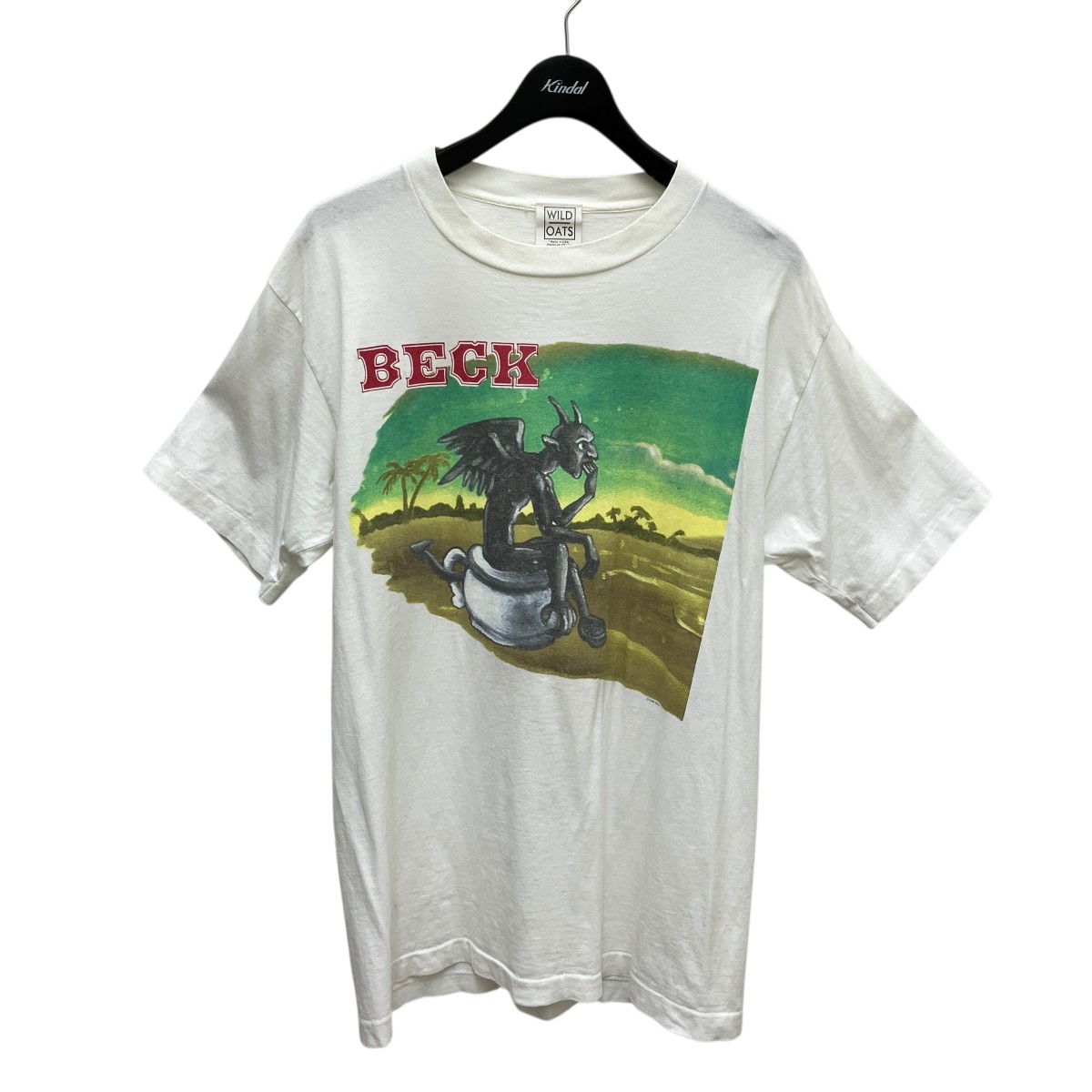 【中古】 WILD OATS BECK 90’ｓ Vintage Tシャツ ホワイト サイズ：L 【価格見直し】