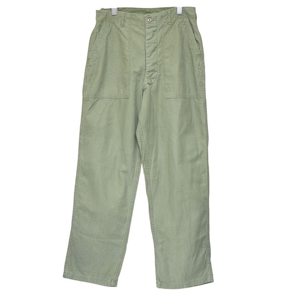 【中古】 US ARMY 1960年代　Vintage　OG107　ベイカーパンツ　ミリタリーパンツ　8405-222-1947 カーキ サイズ：M 【価格見直し】