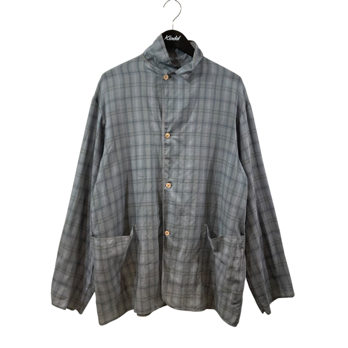 【中古】\u003cBR\u003eMAATEE＆SONS\u003cBR\u003e25SS 折って折ってshirts JACKET テーラードジャケット MT5103-0009D 点火装置薄墨色 大きさ：3\u003cBR\u003e【通貨価値思いなおす】