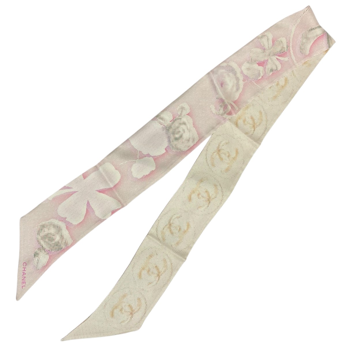 楽天市場】CHANEL シャネル ココマーク タグ ツイード柄 スカーフ 約