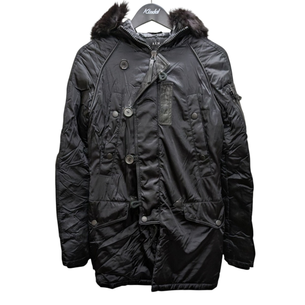 【中古】 DUVETICA×AKM　 ダウンコート ブラック サイズ：S 【060326】（デュベティカ×エイケイエム）