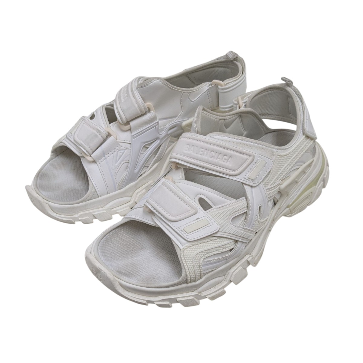 【中古】 BALENCIAGA TRACK SANDAL トラックサンダル ホワイト サイズ：28.5cm 【価格見直し】