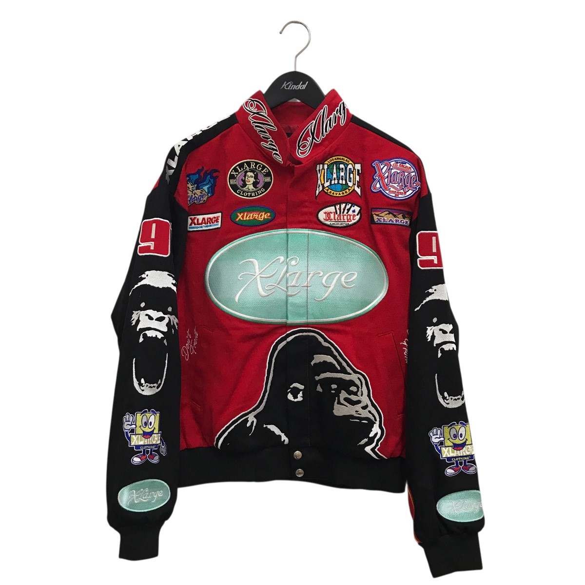 XLARGE レーシングジャケット 刺繍 ブラック XLARGE（エクストララージ）の「RACING JACKET（その他アウター）」 - WEAR