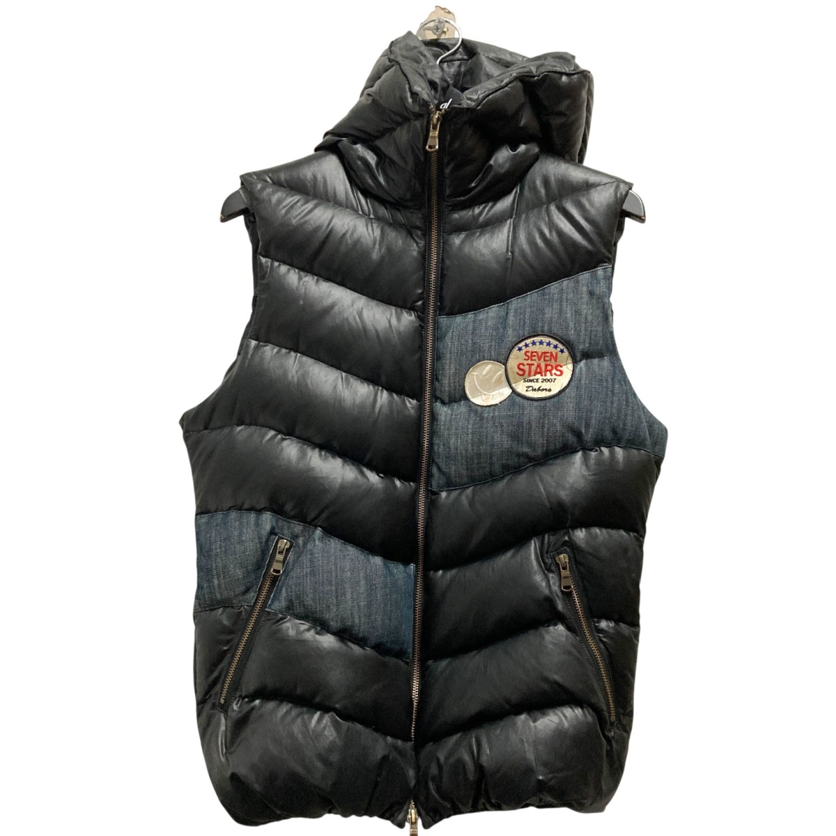 楽天市場】【中古】doubletSKELETON EMBROIDERY DOWN VEST ダウン