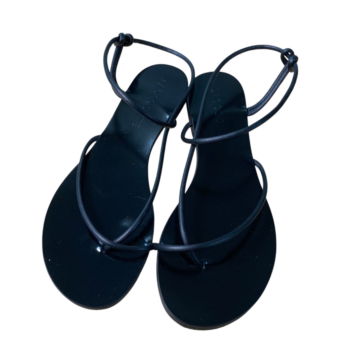 【中古】LAOCOONTE ビーチサンダル ブラック サイズ：23.5 【290925】（ラオコンテ）