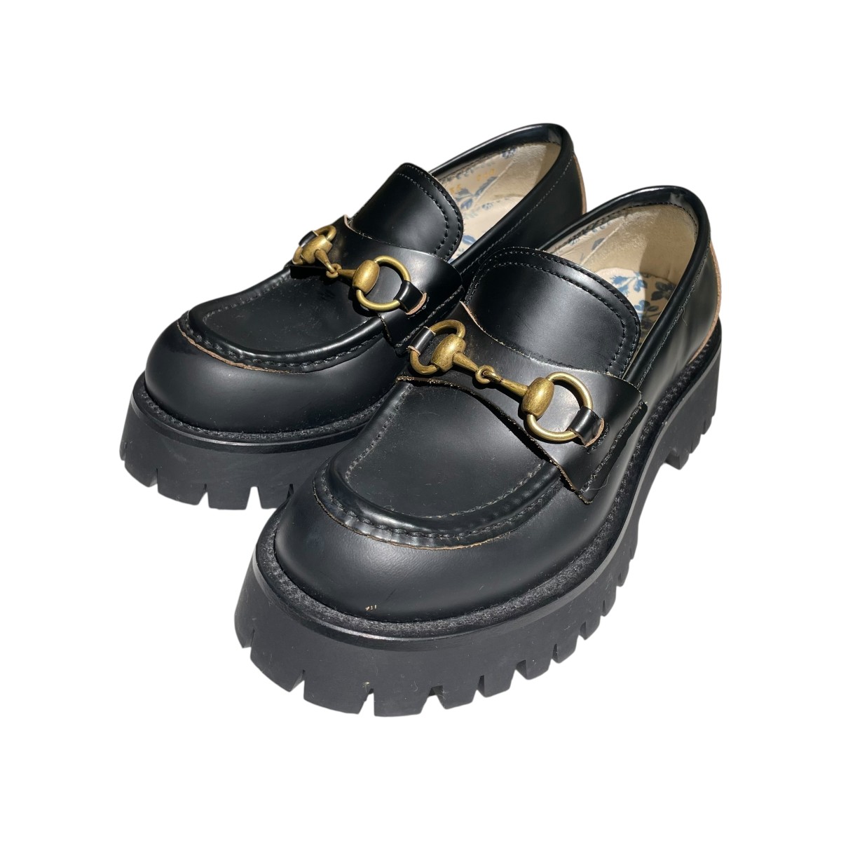 美品 GUCCI グッチ ラグソール ビットローファー ブラック【27.0】 楽天市場】【グッチ】Gucci 20AW ラグソール ビー 刺繍 ホースビット