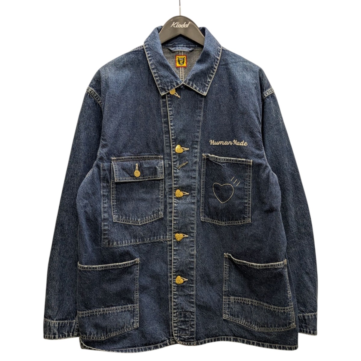 HUMAN MADE デニムカバーオール LL ダック HUMAN MADE デニムカバーオール LL ダック HUMAN MADE SOUVENIR