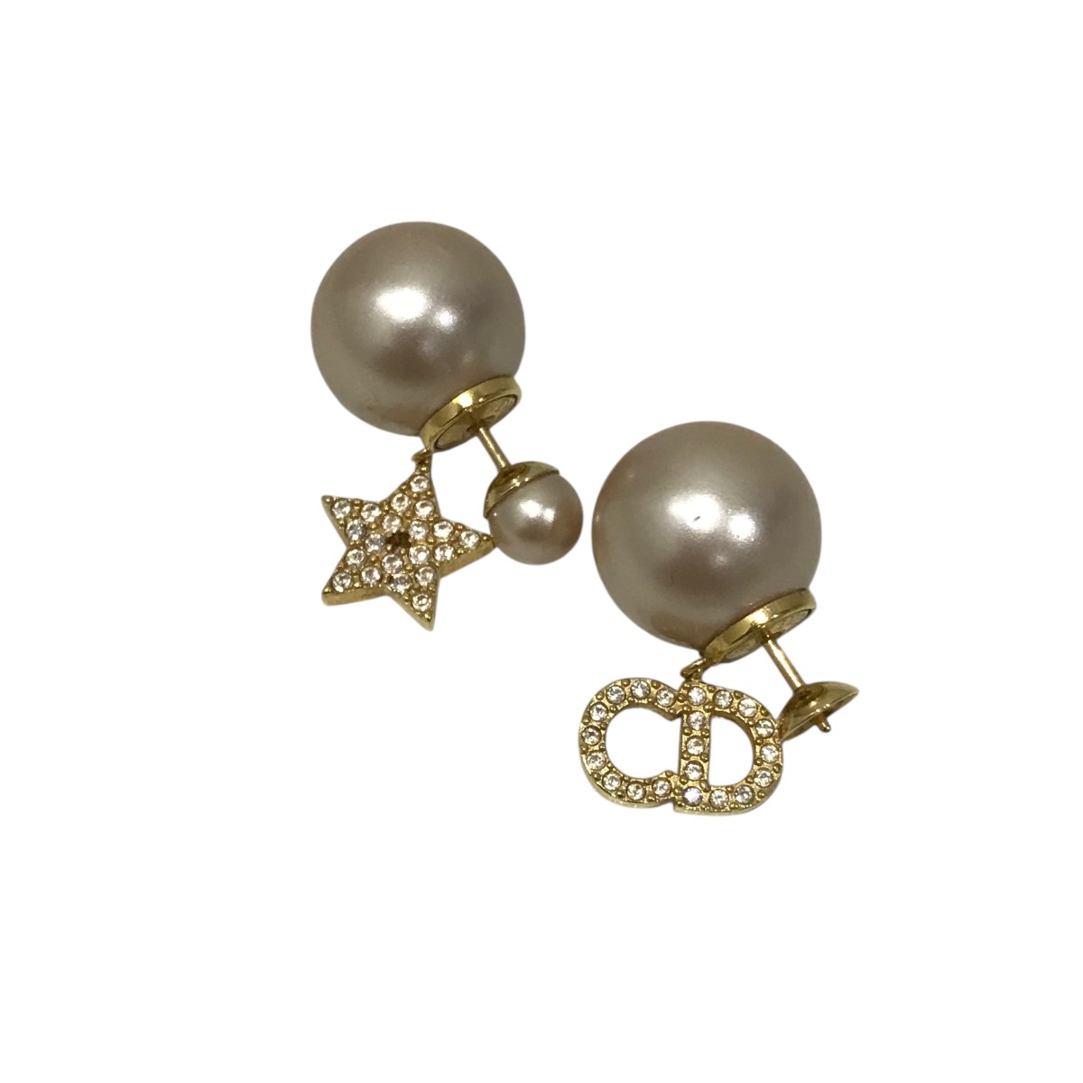 楽天市場】【ディオール】DIOR Petit CD ロゴ ピアス ピンクゴールド